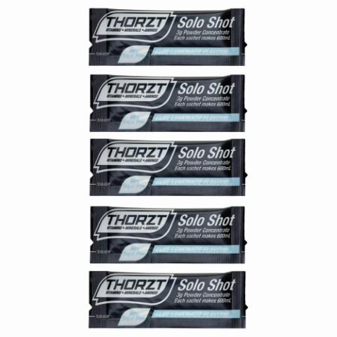 THORTZ SOLO SHOT SACHET 3G SOLO SHOTSPACKX 50PK BLUE LEMONADE